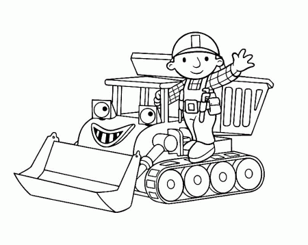 Bob The Builder Coloring Pages Valentine's Day - Coloring Pages ...