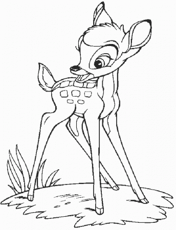 Adult Bambi Coloring Pages - Coloring Pages For All Ages