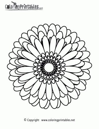 Abstract Coloring Page - A Free Adult Coloring Printable