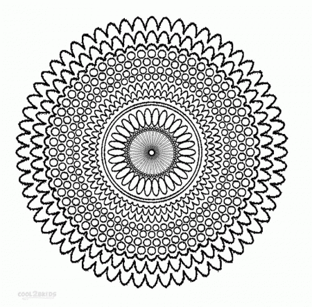 Download Free Printable Mandalas Coloring Pages Adults - Pipevine.co