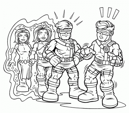 Shape Print And Color Super Hero Squad Coloring Pages Free All ...