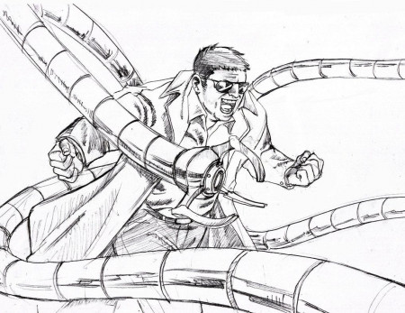 Doctor Octopus Coloring Pages - Coloring Page