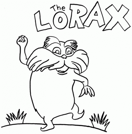 Lorax Coloring Pages and Book | UniqueColoringPages