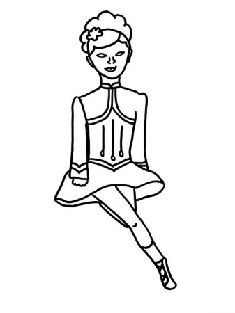 Curley Brennan Irish Dance - Colouring Pages