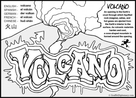 Learn to draw graffiti - Free graffiti coloring page from ...
