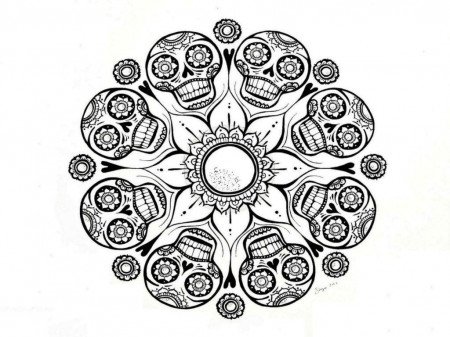 Printable Mandalas Adults - Coloring Pages for Kids and for Adults
