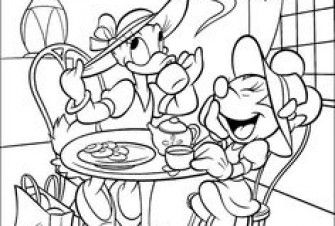 Fancy Nancy Tea Party - Coloring Pages for Kids and for Adults