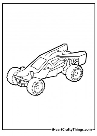 Printable Hot Wheels Coloring Pages (Updated 2022)