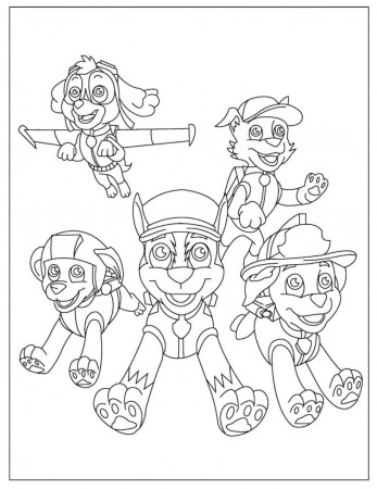 20 Free PAW PATROL Coloring Pages Your Kids Will Love (Download PDFs) -  VerbNow