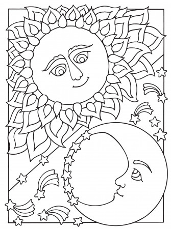 SPARK Sun, Moon and Stars Coloring Book (Dover Coloring Books): Swanson,  Maggie: 9780486802169: Amazon.com: Books