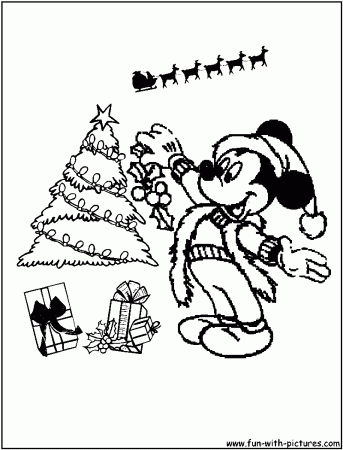 7 Pics of Merry Christmas Santa Mickey Mouse Coloring Pages ...
