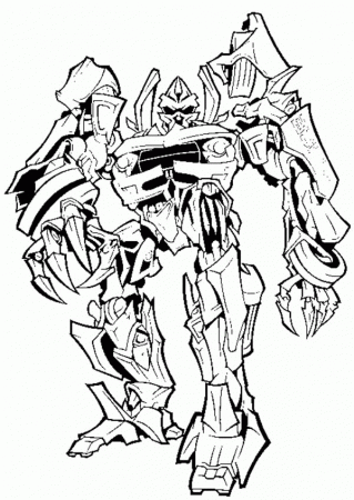 Megatron Evil Plan to Take Over the World in Transformers Coloring ...