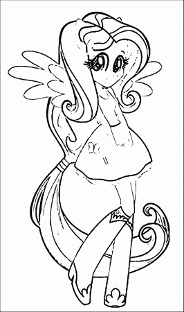 Pony Cartoon My Little Pony Coloring Page 077 | Wecoloringpage