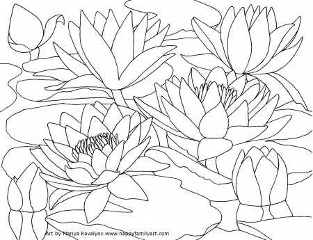 Coloring Pages - Happy Family Art