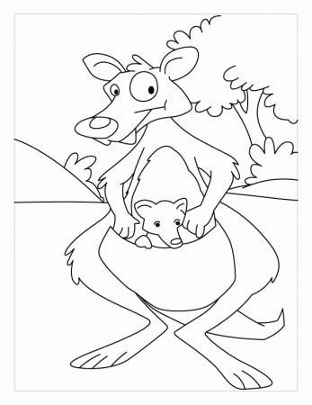Kirby Kangaroo Coloring Pages cute kangaroo coloring pages – Kids ...