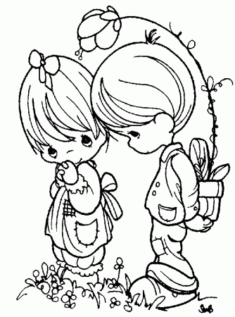 Precious Moments Coloring Pages | kids world