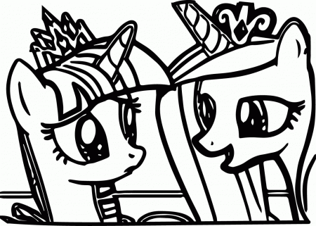 Pony Cartoon My Little Pony Coloring Page 17 | Wecoloringpage