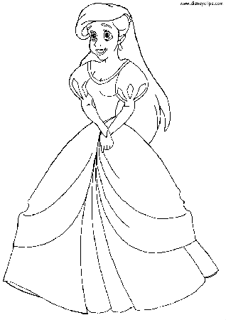 ariel coloring book - High Quality Coloring Pages