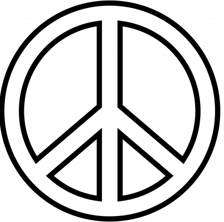 Peace Sign Printable - Cliparts.co