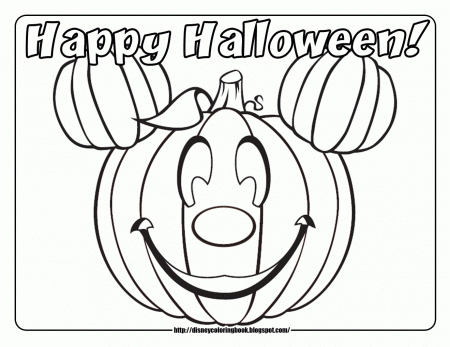 Happy Halloween Coloring Sheets | Coloring Online