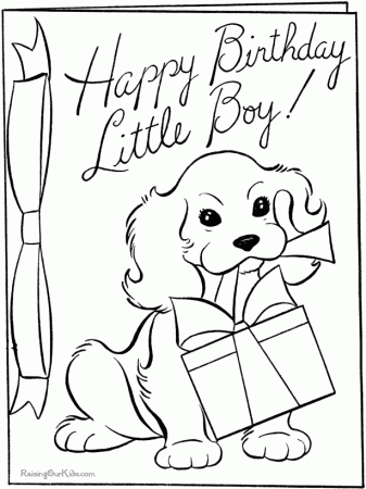 Birthday - Coloring Pages for Kids and for Adults