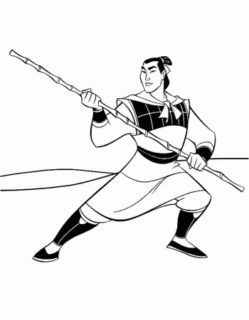 Mulan Coloring Pages | Forcoloringpages.com