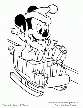 Disney Christmas Coloring Pages: 17 Fabulous Sheets for Free Download