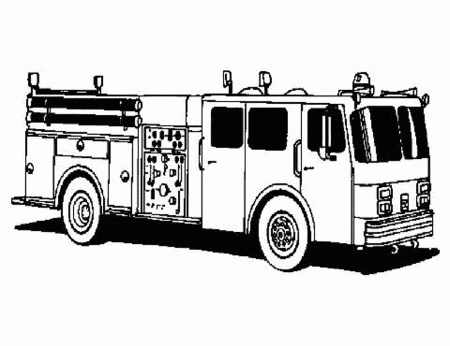 fire truck coloring pages preschoolers - Printable Kids Colouring ...