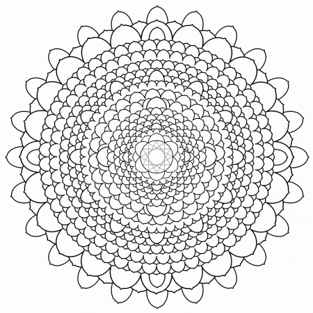 15 Pics of Intricate Coloring Pages Lotus - Intricate Mandala ...