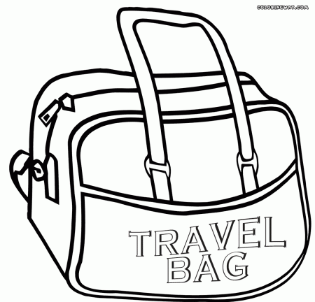 Bag coloring pages | Coloring pages to download and print
