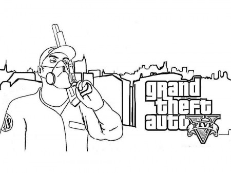 Free GTA coloring pages. Download and print GTA coloring pages