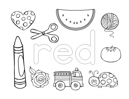 Learning About Colors – Coloring Pages – The Super Teacher