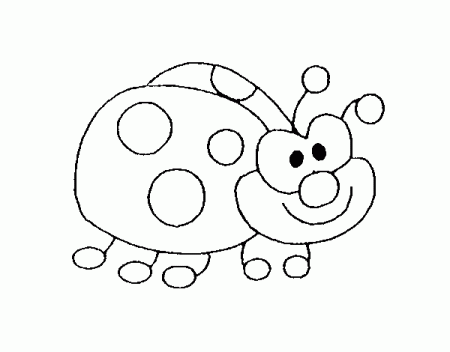 Funny ladybird coloring page - Coloringcrew.com
