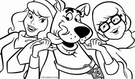 Coloring Page of Scooby-Doo and Team - Whitesbelfast.com