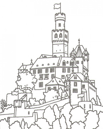 Great Castles - Coloring Book
