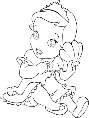 Baby Princess coloring pages