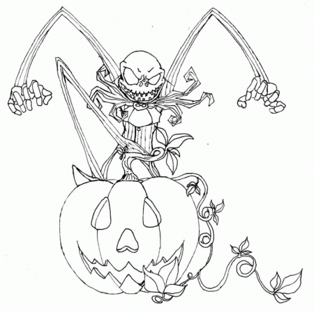 Subjects Nightmare Before Christmas Coloring Pages Printable ...