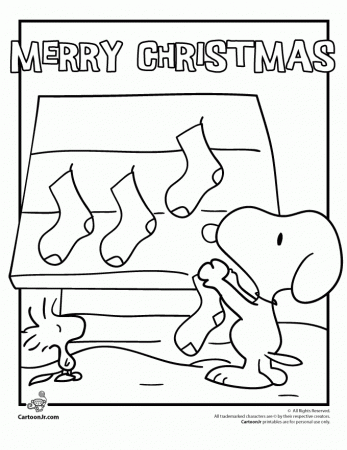 Writing A Charlie Brown Christmas Coloring Pages Cartoon Jr, Fresh ...