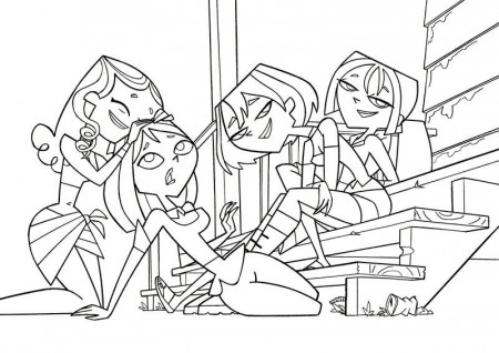 Total Drama Island Colouring Pages | Free Coloring Pages on Masivy ...