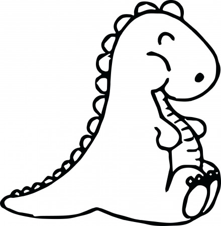 Top 33 Matchless Cute Dinosaur Coloring Pages For Toddlers ...