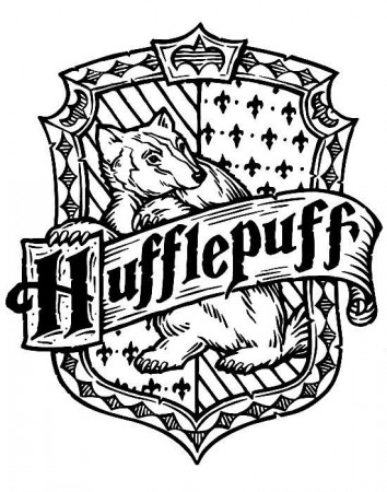 Harry Potter Hogwarts Hufflepuff Crest DIY | Harry Potter ...