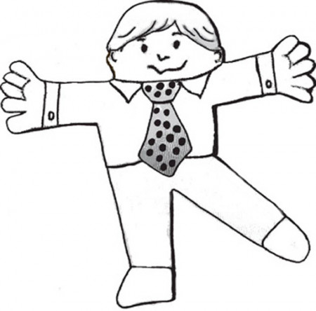 Flat Stanley Coloring Sheets - Google Twit
