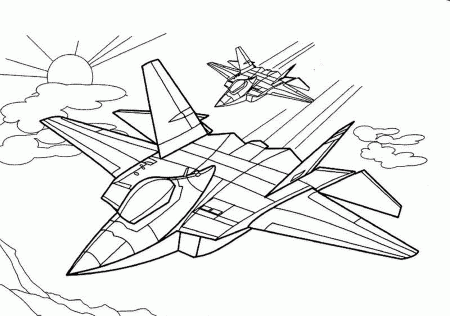 Jet Coloring Pages Printable - Printable Word Searches