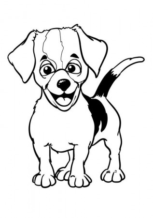 Learn to Cartoon - Template of cute Jack Russell dog — Steemit