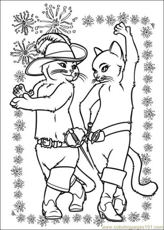 Puss In Boots 11 Coloring Page for Kids - Free Puss In Boots Printable Coloring  Pages Online for Kids - ColoringPages101.com | Coloring Pages for Kids