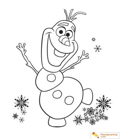 Olaf Coloring Page 02 | Free Olaf Coloring Page