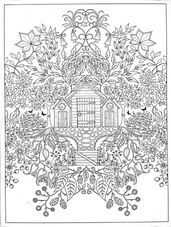 coloring page for kids ~ Secret Garden Coloring Book Pdf Free ...