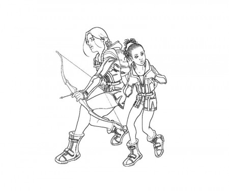 4 The Hunger Games Coloring Page | Hunger games