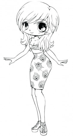 chibi coloring page cute colouring pages free coloring pages ...