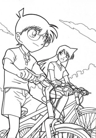 Detective Conan Coloring Pages Collection | Cartoon coloring pages ...
